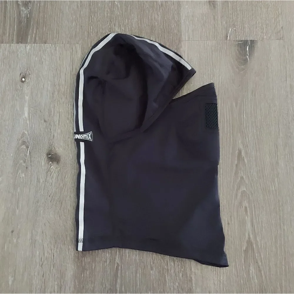 Occunomix Cold Stress Balaclava - Reflective Stripe - Wear 3 Ways - Black